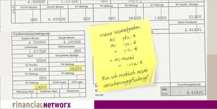 Vorsicht Sozialversicherungsfalle Bild: Vorsicht Sozialversicherungsfalle