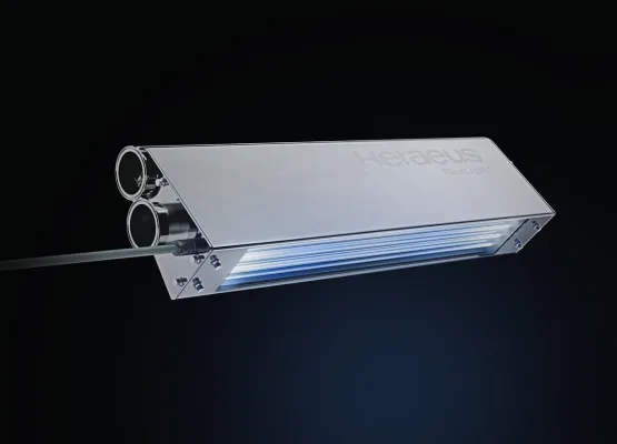 Bild: Neue UV-Einheit von Heraeus Noblelight für die Entkeimung von Lebensmittelverpackungen