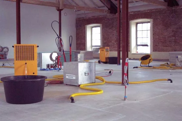 Bautrocknung - Neubautrocknung Bild: Bautrocknung - Neubautrocknung