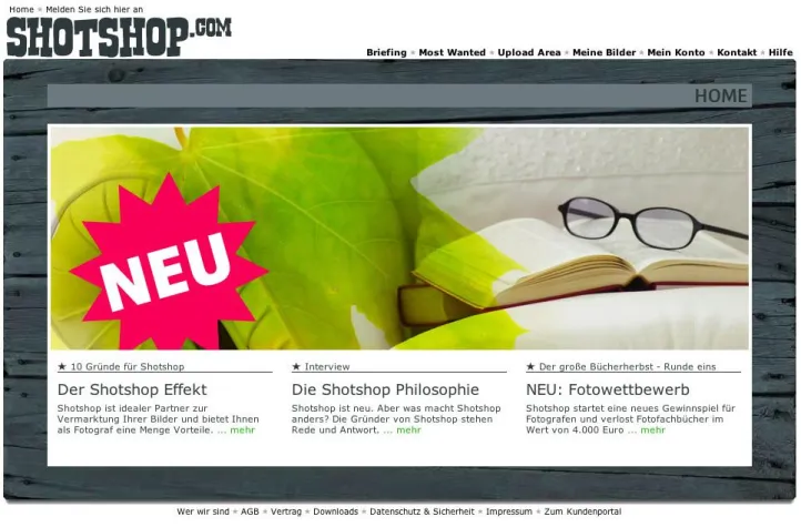 Bild: Großer Bücherherbst bei Shotshop.com