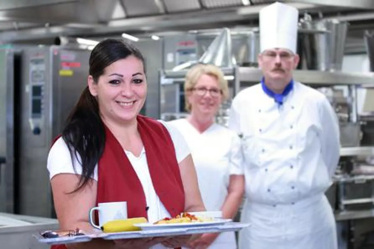 Die frische Kuche schmeckt viel besser, Bio hat die Qualität des Essens verbessert.