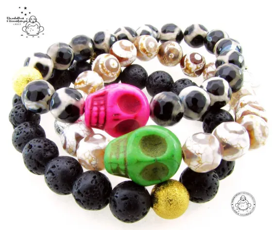 Bild: BUDDHA HIMALAYA - Skulls and Peace - handmade with love