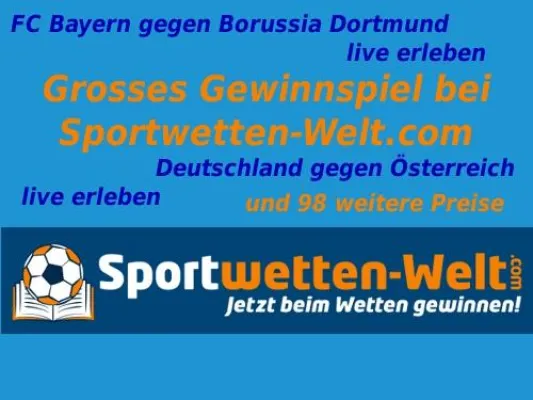 Bild: Endlich wieder Bundesliga - Grosses Gewinnspiel bei Sportwetten-Welt.com