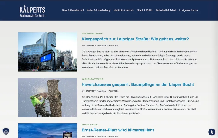 80 Jahre KAUPERT: Traditionsmarke startet Stadtmagazin für Berlin Bild: 80 Jahre KAUPERT: Traditionsmarke startet Stadtmagazin für Berlin