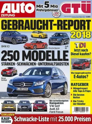 Bild: GTÜ-Gebrauchtwagenreport 2018