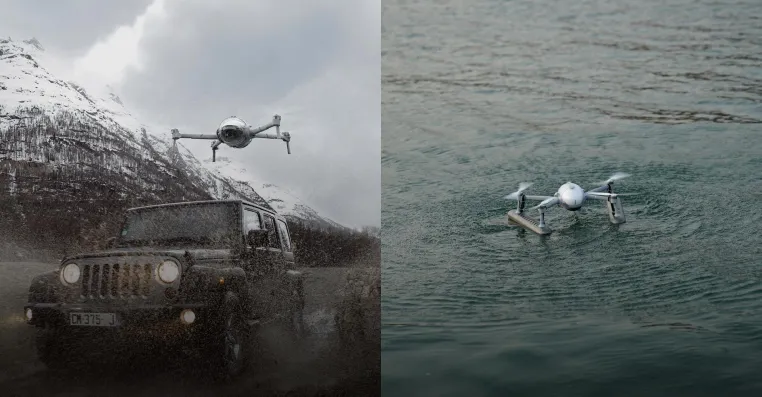 PowerEgg X: KI-gestützte Flugdrohne mit portabler Handkamera von PowerVision Bild: PowerEgg X: KI-gestützte Flugdrohne mit portabler Handkamera von PowerVision