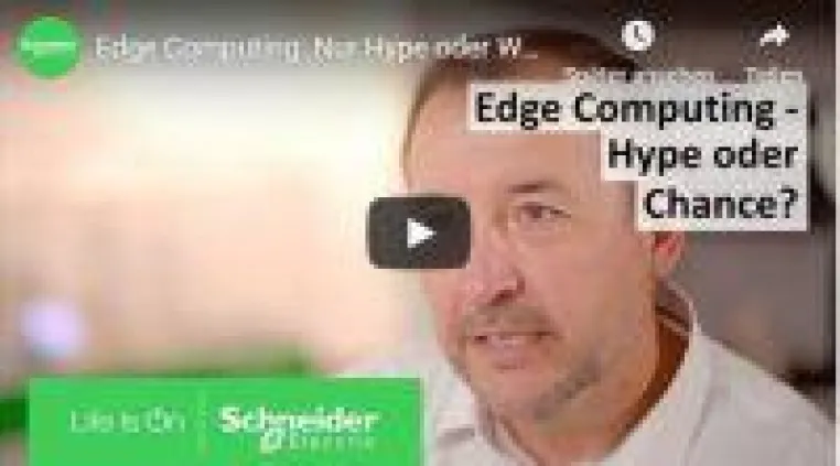 Schneider Electric unterstützt beim Ausbau von Edge-Infrastrukturen Bild: Schneider Electric unterstützt beim Ausbau von Edge-Infrastrukturen