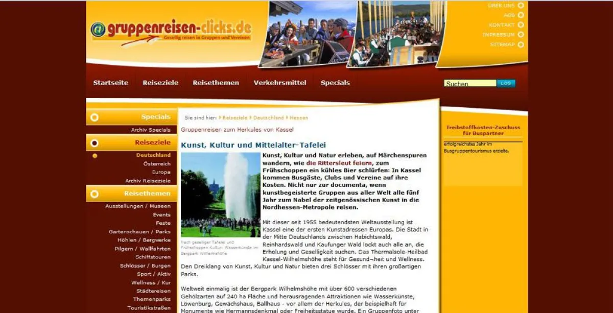 In Kassel können Clubs, Vereine und Betriebe bei ihren Ausflügen viel erleben