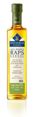 Öko-Test: Bio Raps-Kernöl der Teutoburger Ölmühle mit „sehr gut” ausgezeichnet Bild: Öko-Test: Bio Raps-Kernöl der Teutoburger Ölmühle mit „sehr gut” ausgezeichnet