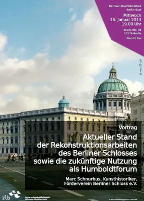 Bild: Kunsthistoriker Marc Schnurbus hält Vortrag über zukünftiges Humboldtforum