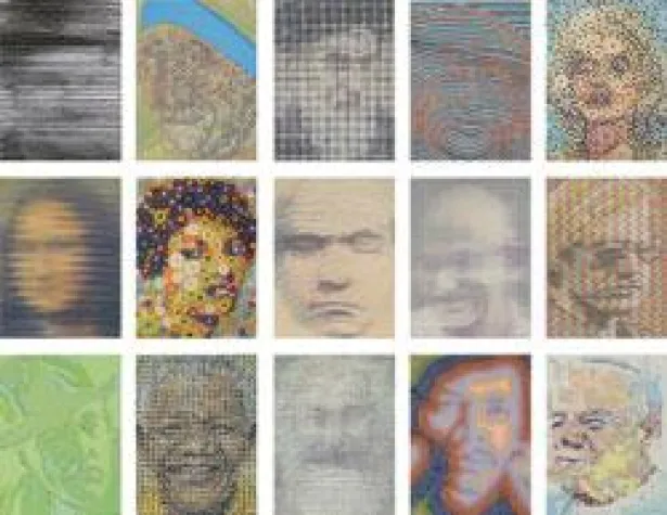 Bild: Ausstellung "Initialen" von Andreas Lau in der GALERIE Supper