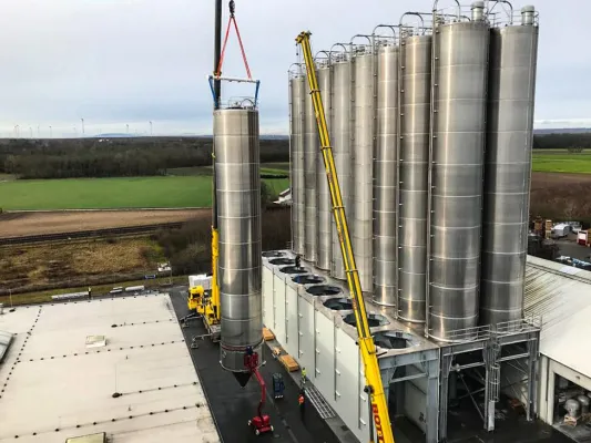 Bild: Logistikspezialist GREIWING erweitert Hochsiloanlage in Worms