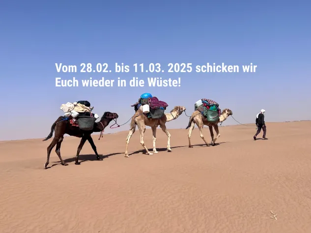 Bild: Wüstenwanderung in Marokko – Ein einzigartiges Erlebnis für Körper, Geist und Seele