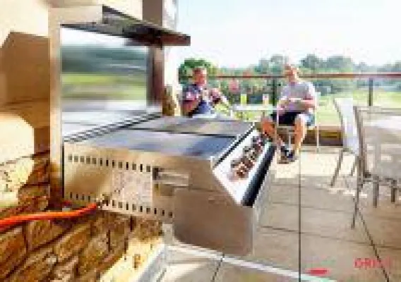 Bild: SPACE GRILL - ein Design prämierter Gas Grill mit optimaler Raumnutzung