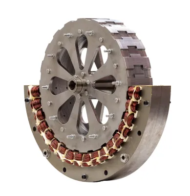 Bild: Neues Baukastenkonzept für industrielle Elektromotoren als skalierbarer Direktantrieb