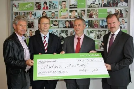 Bild: AutoVision spendet 3.000 Euro an Wolfsburger Initiative "Starthilfe" gegen Kinderarmut
