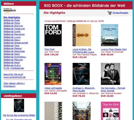 Bild: Die schönsten Bildbände der Welt in einem Online-Shop