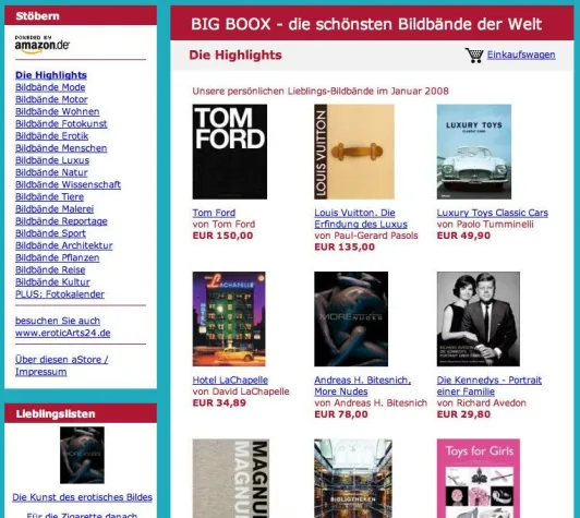 Die schönsten Bildbände der Welt in einem Online-Shop Bild: Die schönsten Bildbände der Welt in einem Online-Shop