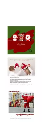 Bild: Kundenbindung via E-Mail - attraktive Weihnachtspakete von postina.net für kreative Festtagsgrüße