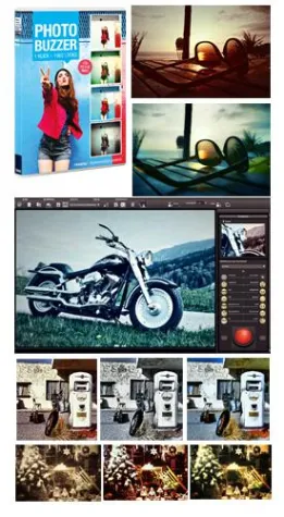 Bild: Franzis Weihnachtsgeschenk - Fotosoftware Photo BuZZer für One-Klick Bilder