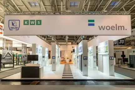 Bild: Woelm präsentierte neun Themenwelten auf der BAU 2015