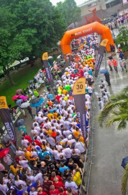 Bild: Hannovers Wirtschaft läuft auch bei Regen: Knapp 8.000 gemeldete Firmenläufer beim B2RUN Hannover
