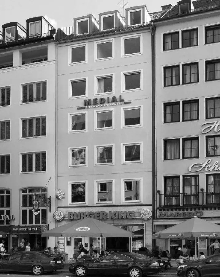 Ansicht des vermittelten Objektes in der Münchner Altstadt