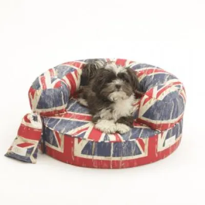 Bild: Hundebett Union Jack zur Olympiade 2012 in London