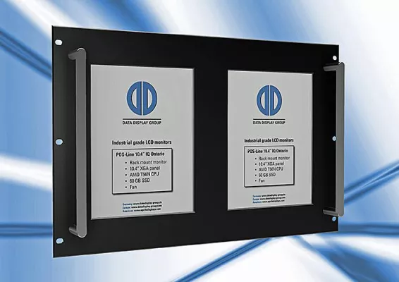Bild: Industrielle LCD-Monitore für den Rack-Einbau