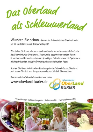 Bild: Das Oberland wird zum Schlemmerland