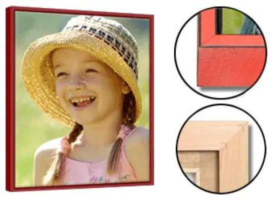 Bild: Hochwertige Rahmen für Fotoleinwände und Fotoposter