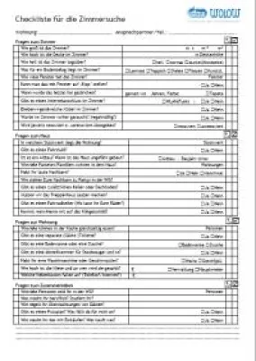 Bild: Gratis-Checkliste für die Suche nach der Wohngemeinschaft