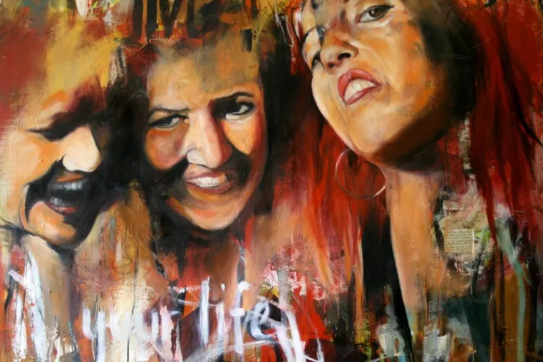 Bild: Ausstellungseröffnung “Das Bild der Urmutter“ von Ilona Griss-Schwärzler