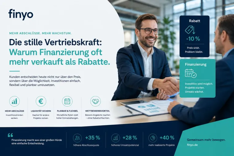 Bild: Die stille Vertriebskraft: Warum Finanzierung oft mehr verkauft als Rabatte