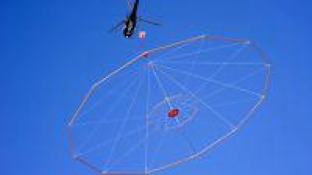 Luftgestützte Magnetikuntersuchung; Foto: Geotech Ltd.