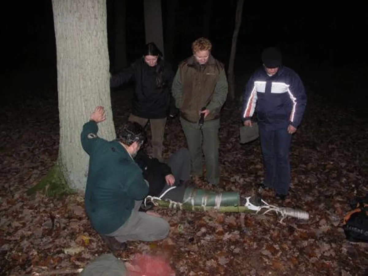 Notfallmanagement bei einer Nachtübung