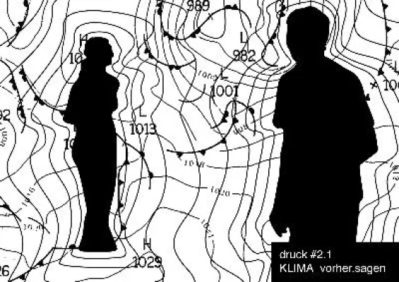 Bild: Susanne Stelzenbach und Ralf Hoyer / druck 2.1 KLIMA vorher.sagen / Konzerthaus Berlin am 28.2. und 1.3.2008