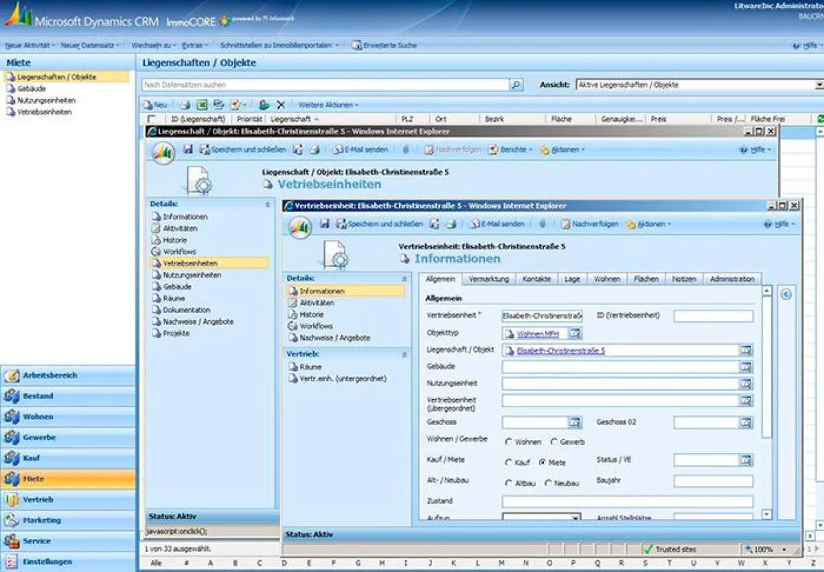 screenshot - ImmoCORE