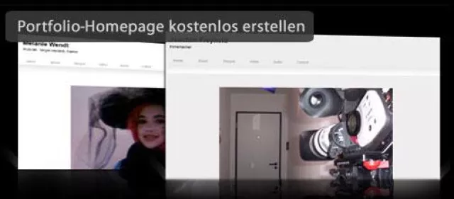 Bild: Creartivi Portfolio-Homepage: Kostenlose professionelle Portolio-Website für Kreative und Künstler