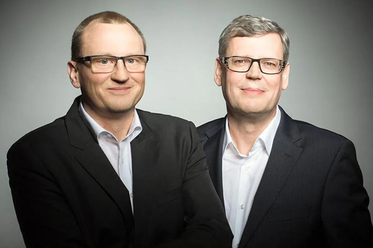 Andreas Scharff (r.i.B.) und Rainer Kuhn (l.i.B.) sind die geschäftsführenden Gesellschafter