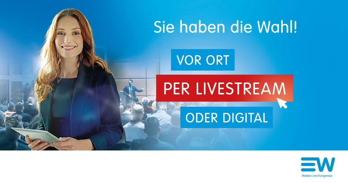 Vor Ort oder digital - bei EW haben Sie die Wahl