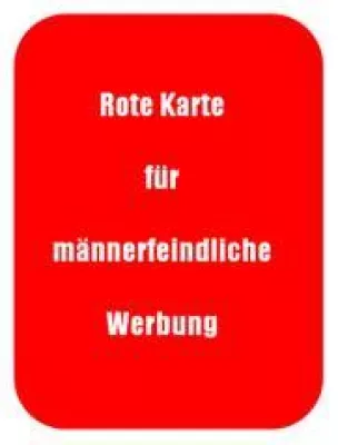 ROTE KARTE für Gewalt verharmlosende Brötchentüte Bild: ROTE KARTE für Gewalt verharmlosende Brötchentüte