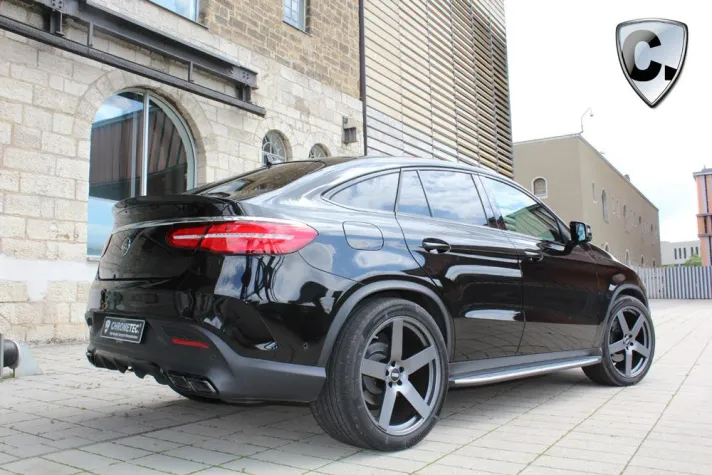 Bild: Umbau werksneuer Mercedes GLE Coupe bei Chrometec