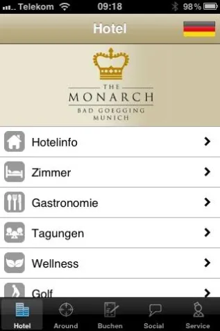 Bild: Kostenloses App vom The Monarch Hotel in Bad Gögging