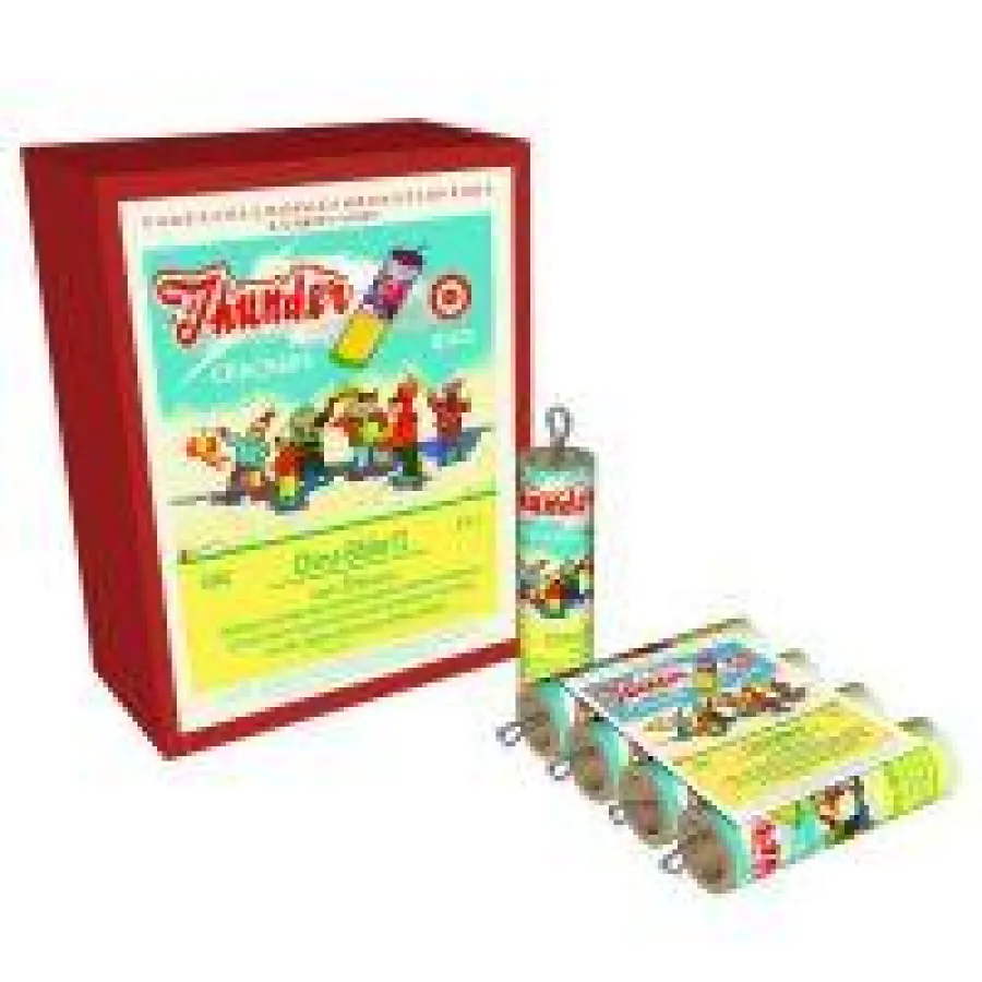Dicke Chinaböller wie in den 70er Jahren mit grauer Lunte: Katan Oldschool Böller bei Ruhrfeuerwerk