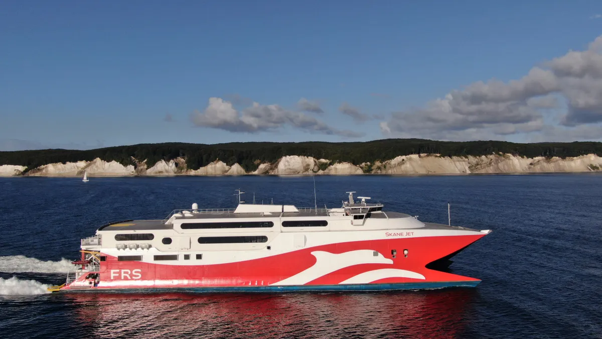 Der Highspeed-Katamaran 