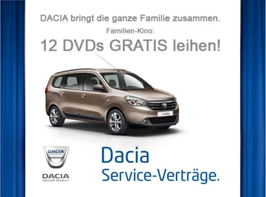 Bild: Dacia kooperiert mit Video Buster