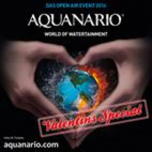 Bild: "Tickets statt Blumen" – Großes Aquanario® Valentinsspecial