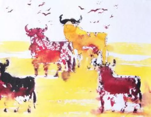 Bild: „Das Herz am rechten Fleck“ Geschichten vom Stier und anderes von Antje Bleck