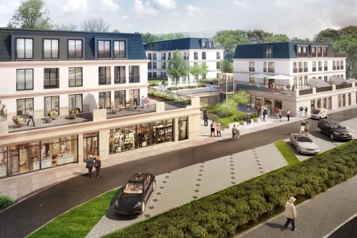 Bild: Präsentation des Neubauprojekts "Residenz Rheingauer Tor", Vetter & Partner mit Messestand im Rathaus Eltville